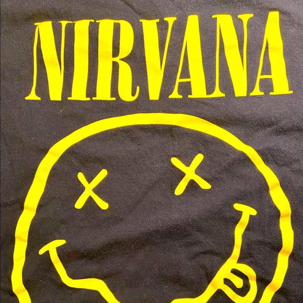 Nirvana Band Tee Cotton Small T Shirt